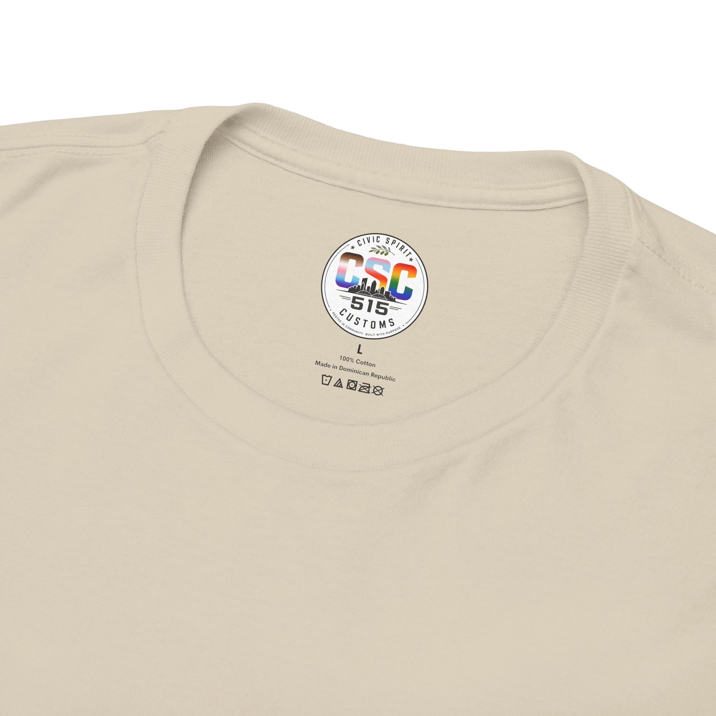 Humanity Before Politics T-Shirt — Unity Hands Graphic Tee