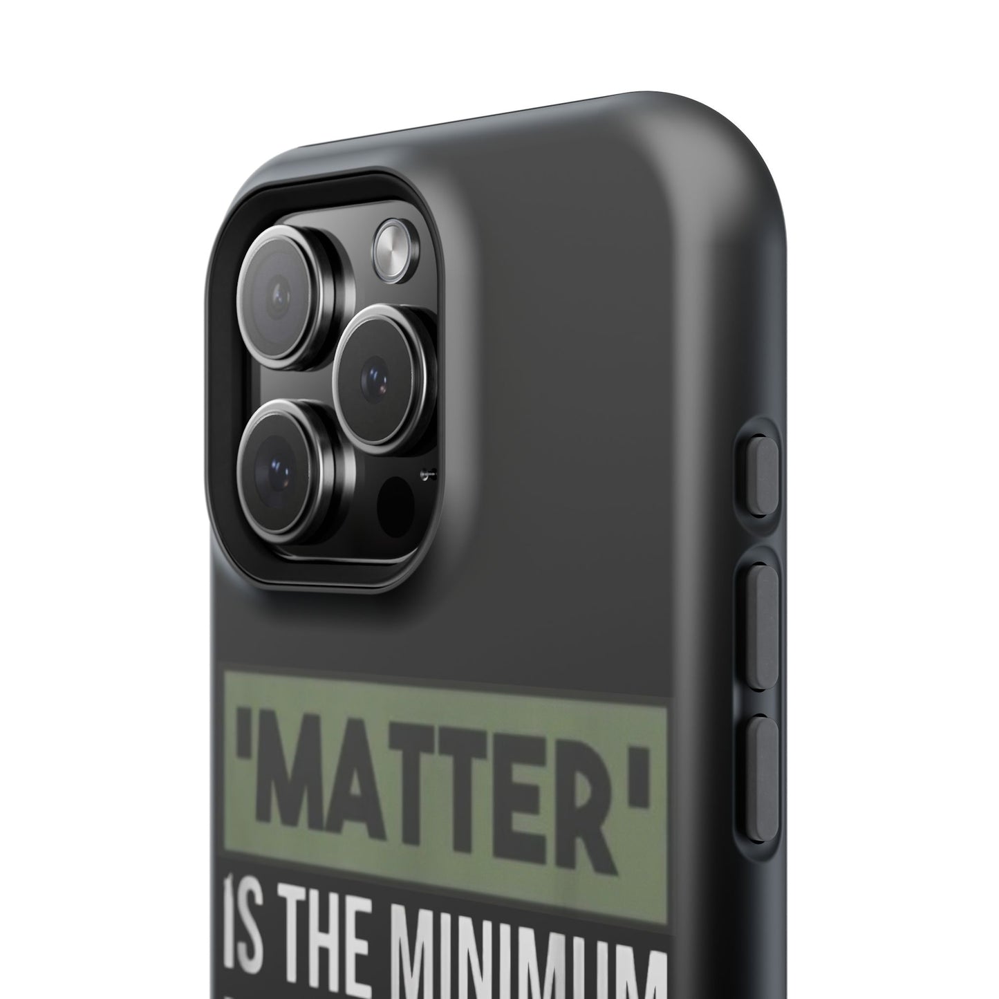 Impact-Resistant Phone Case — "Matter is the Minimum: Black Lives Are Worthy, Beloved, Needed"