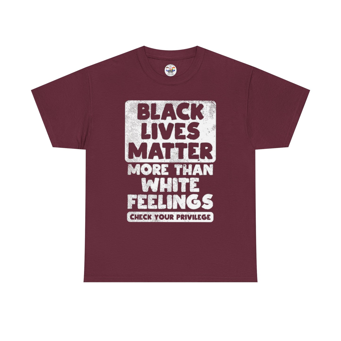 Black Lives Matter Graphic Tee — "More Than White Feelings" Social Justice T‑Shirt