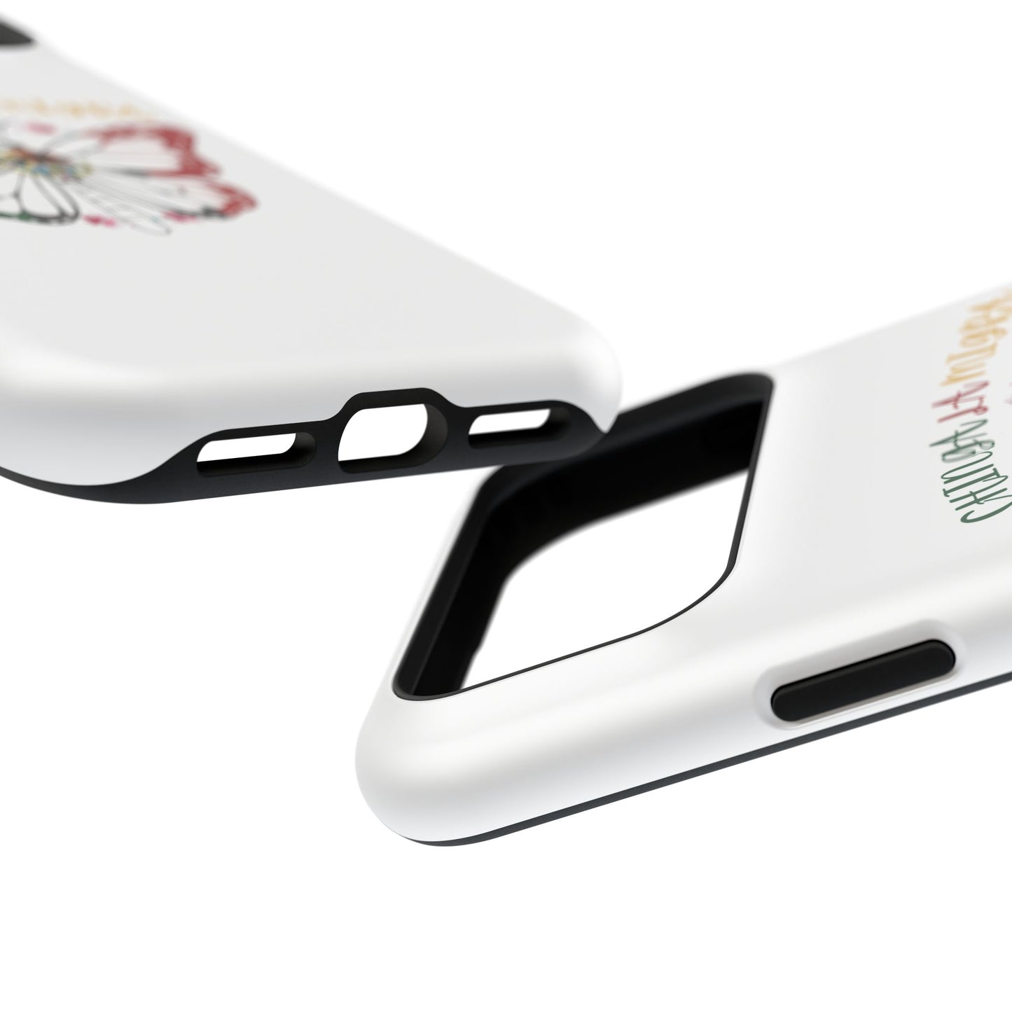Phone Case — "Chinga La Migra" Mexican Flag Butterfly Impact-Resistant Case
