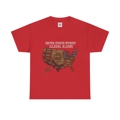 “United States Without Illegal Aliens” Political Graphic T-Shirt