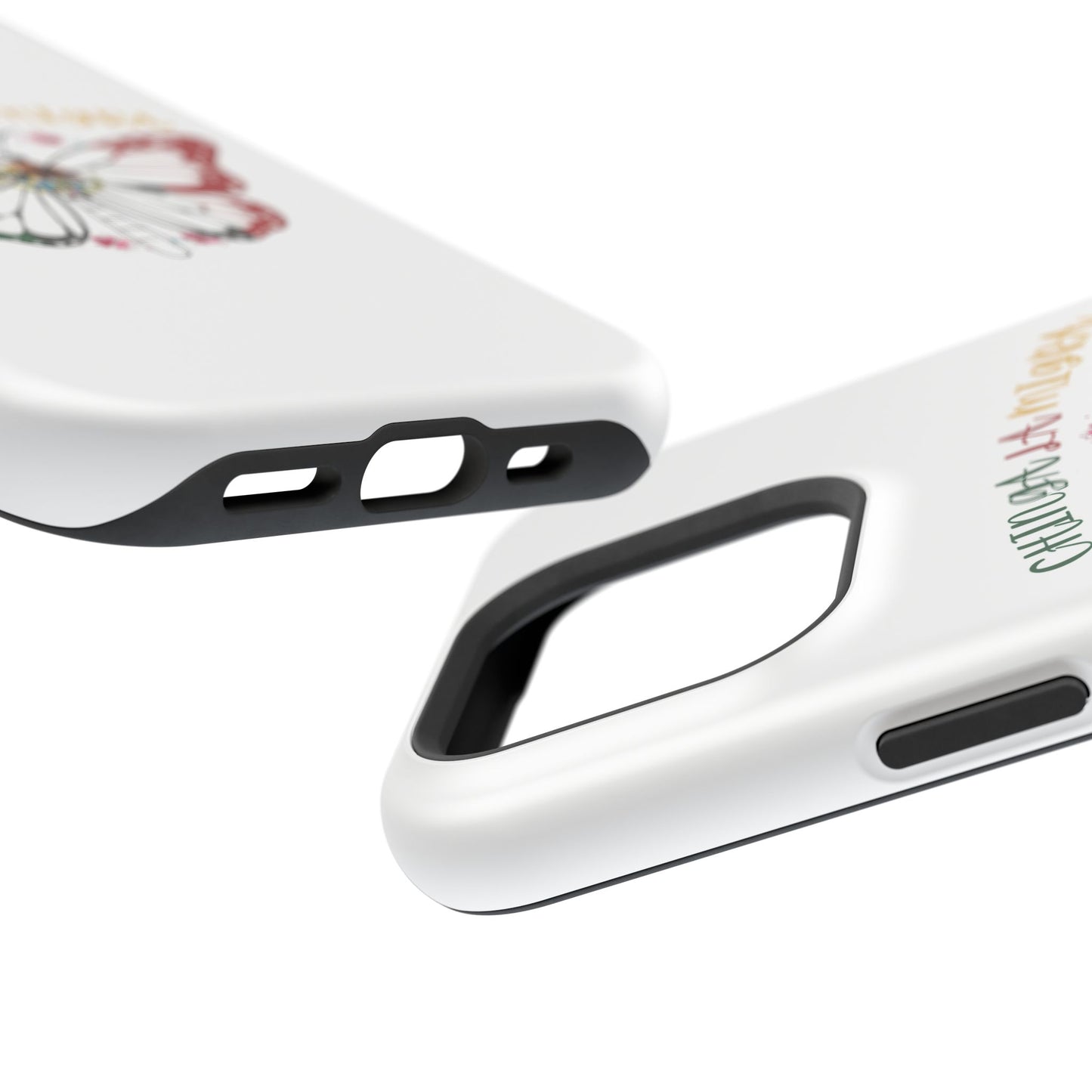 Phone Case — "Chinga La Migra" Mexican Flag Butterfly Impact-Resistant Case