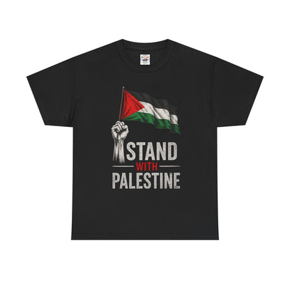 Stand With Palestine T-Shirt - Palestinian Flag Protest Tee