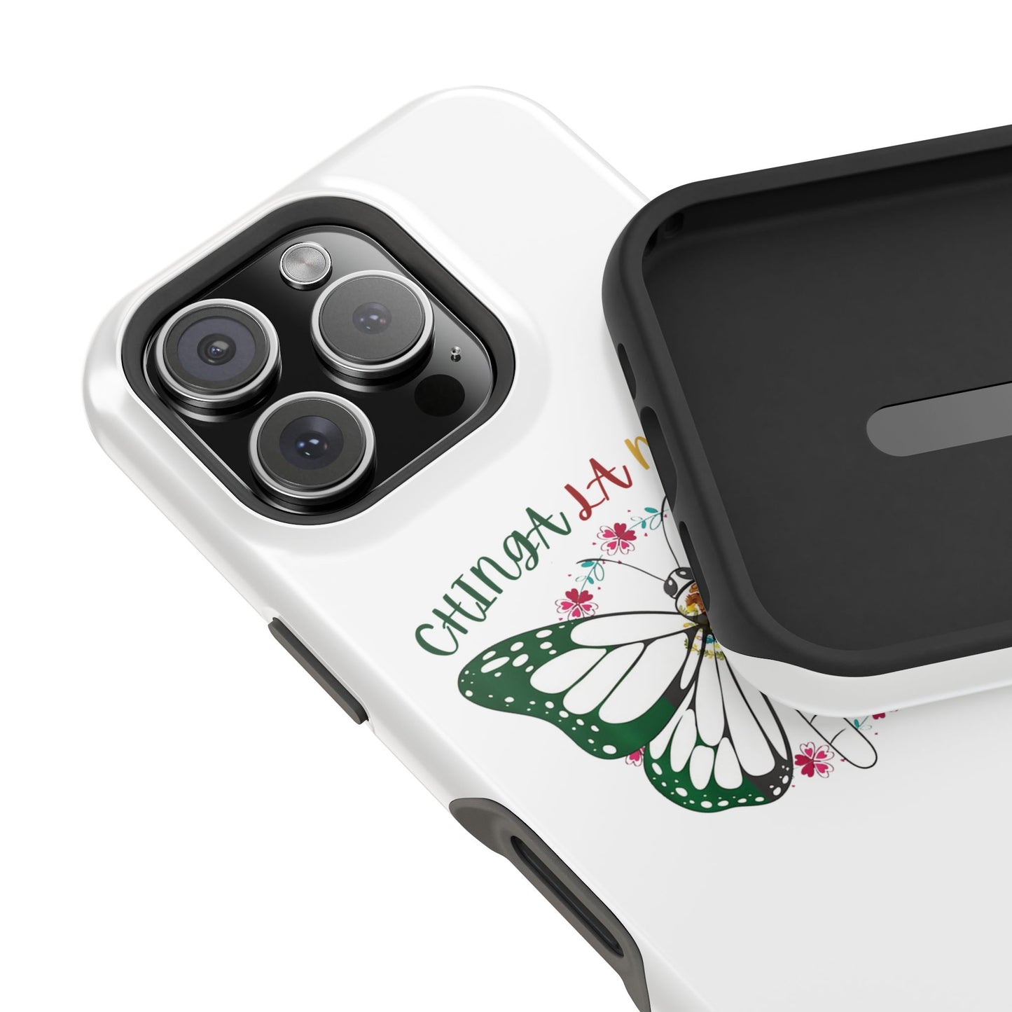 Phone Case — "Chinga La Migra" Mexican Flag Butterfly Impact-Resistant Case