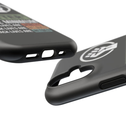 Impact-Resistant Phone Case — "Matter is the Minimum: Black Lives Are Worthy, Beloved, Needed"