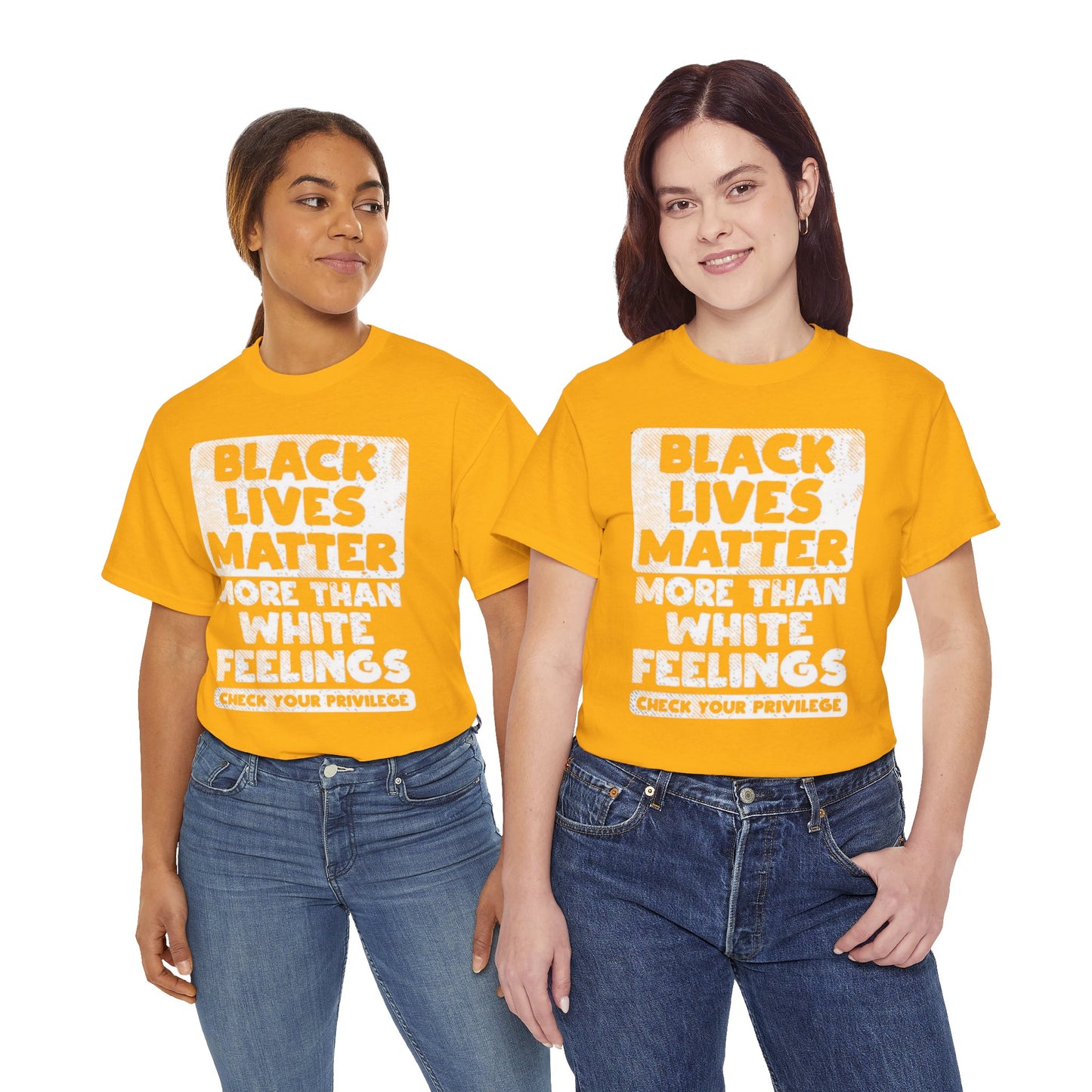 Black Lives Matter Graphic Tee — "More Than White Feelings" Social Justice T‑Shirt