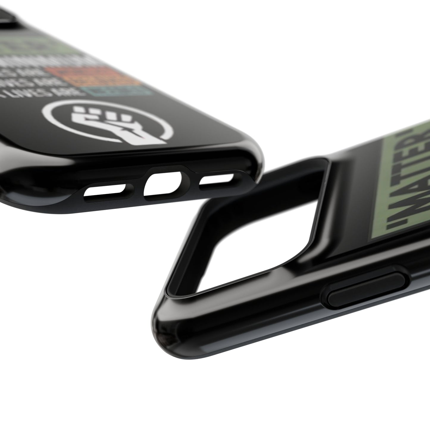 Impact-Resistant Phone Case — "Matter is the Minimum: Black Lives Are Worthy, Beloved, Needed"