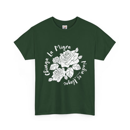 Nadie Es Illegal Rose Graphic Tee