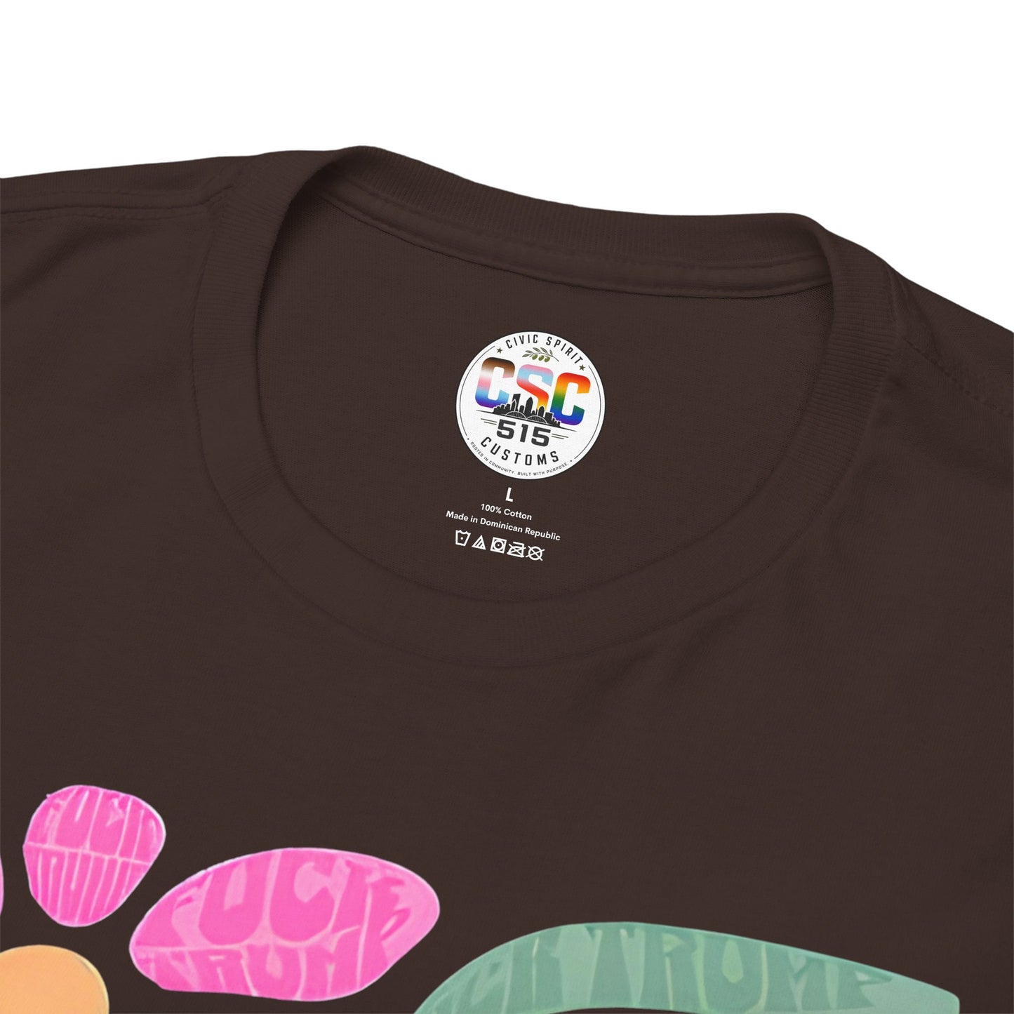 Retro Floral T-Shirt - Pink & Orange Vintage Flower Graphic Tee