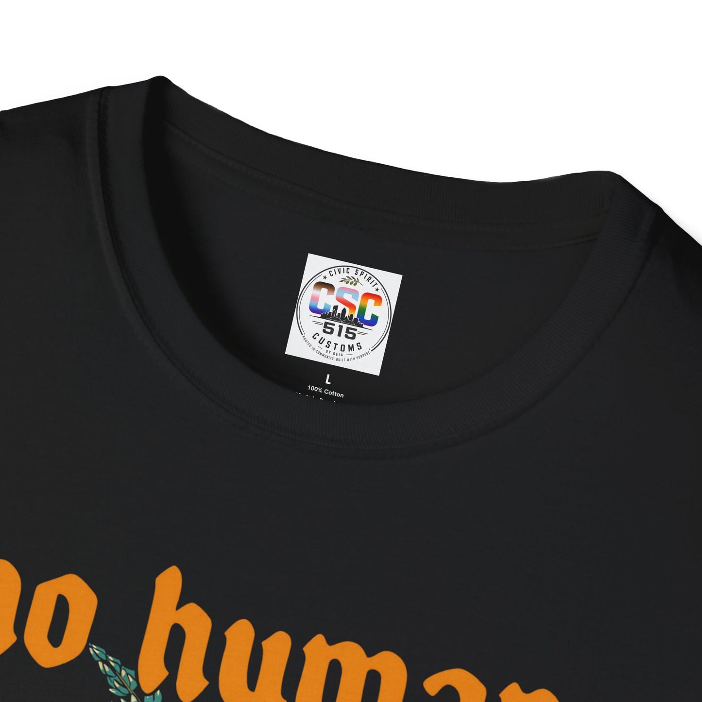 No Human Is Illegal T-Shirt — Immigration Justice Graphic Tee