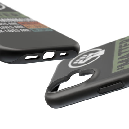 Impact-Resistant Phone Case — "Matter is the Minimum: Black Lives Are Worthy, Beloved, Needed"