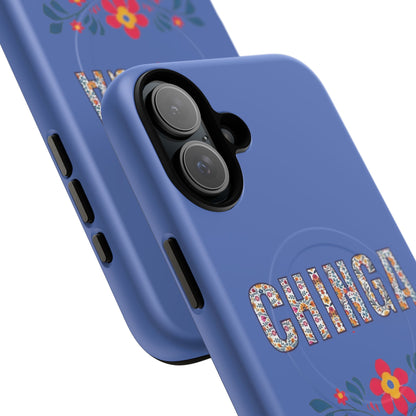 Phone Case — "Chinga La Migra" Tough Magnetic Protective Case | Floral Bold Statement