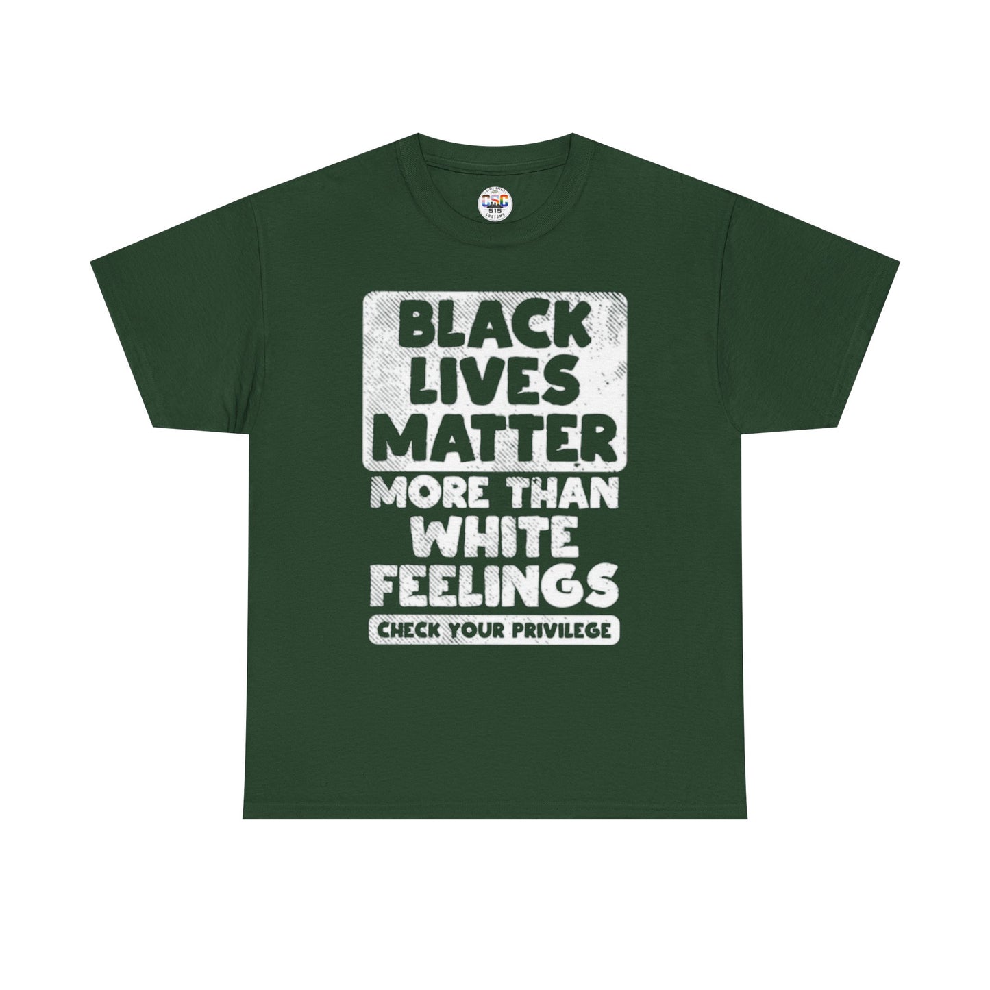 Black Lives Matter Graphic Tee — "More Than White Feelings" Social Justice T‑Shirt