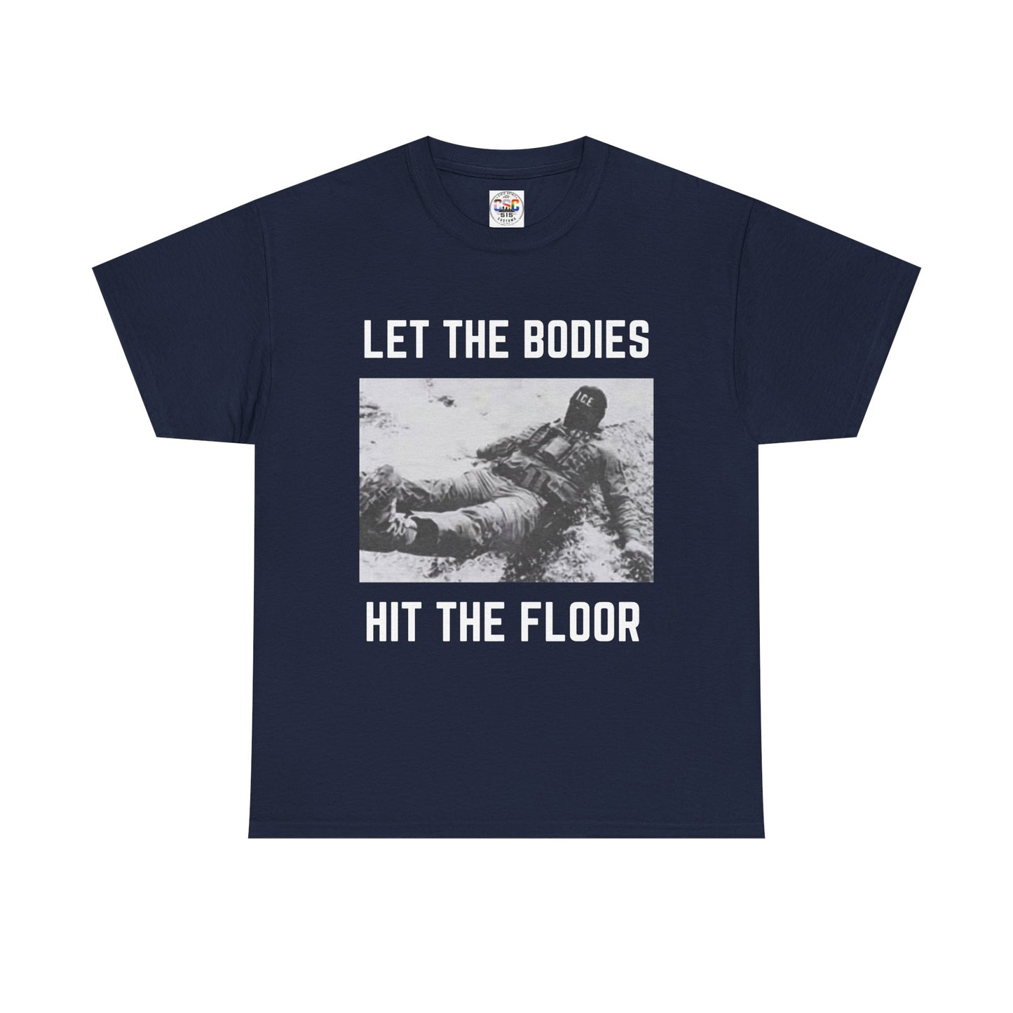 Let The Bodies Hit The Floor T-Shirt — Gothic Metal Band Lyric Tee