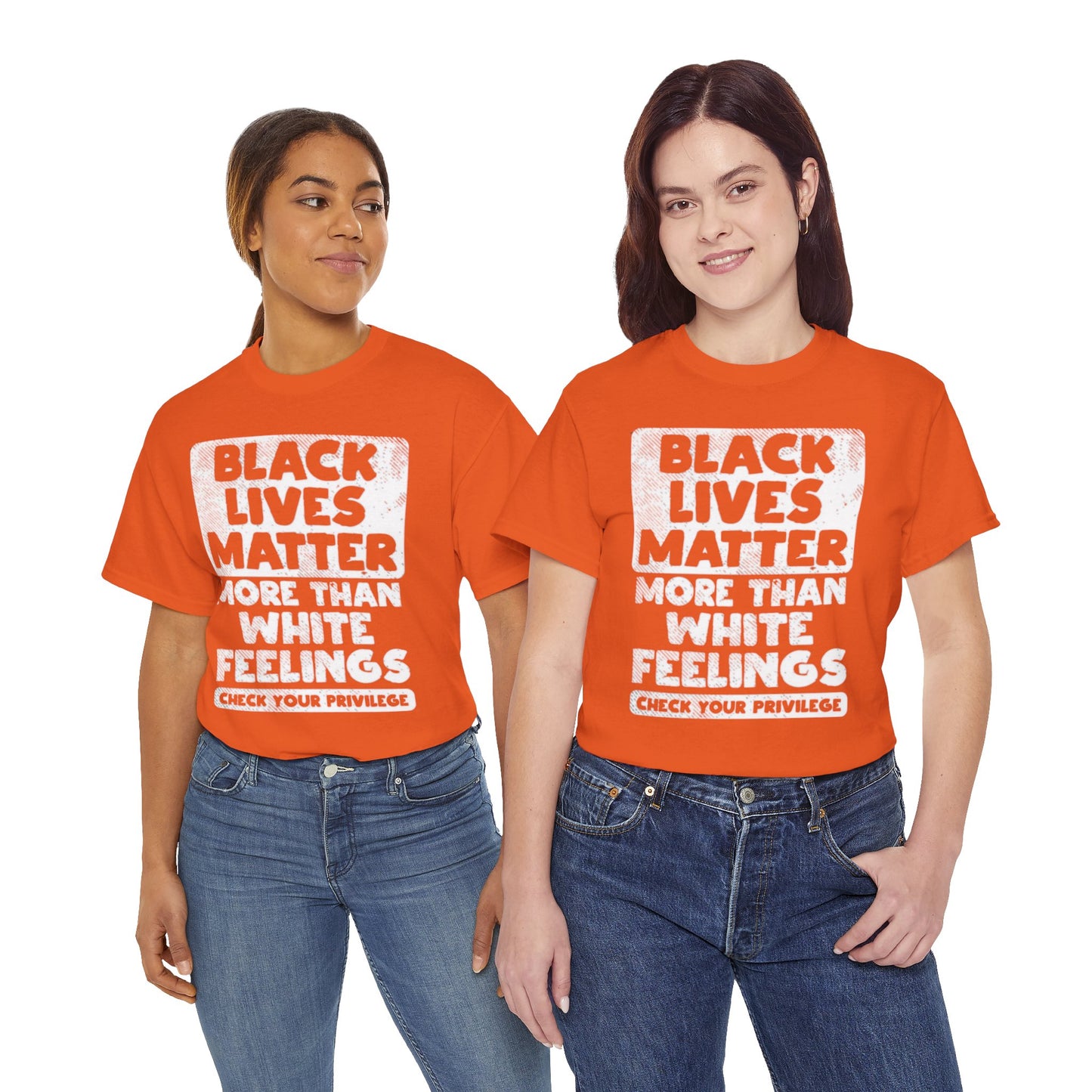 Black Lives Matter Graphic Tee — "More Than White Feelings" Social Justice T‑Shirt