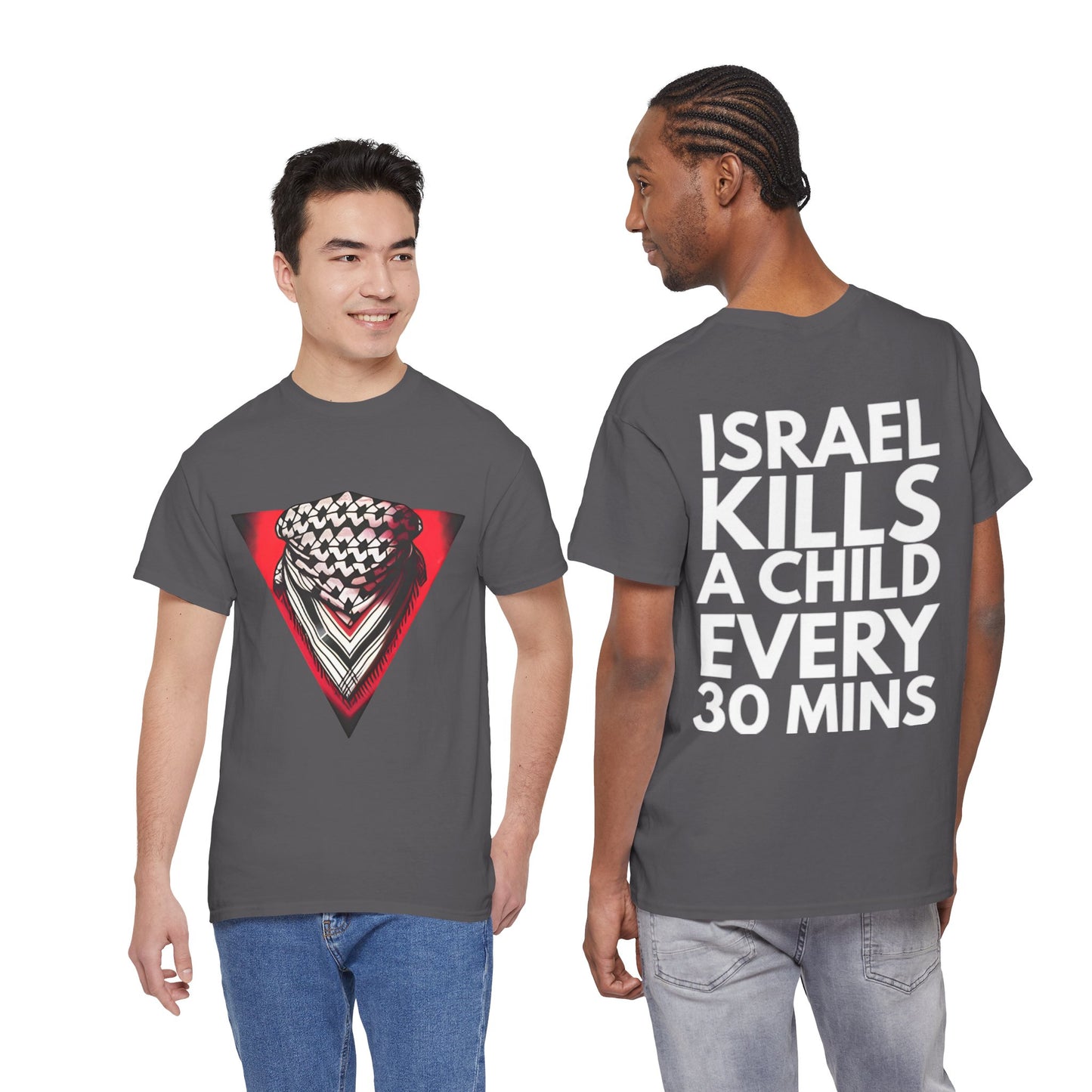 "Israel Kills a Child Every 30 Mins" Statement T-Shirt