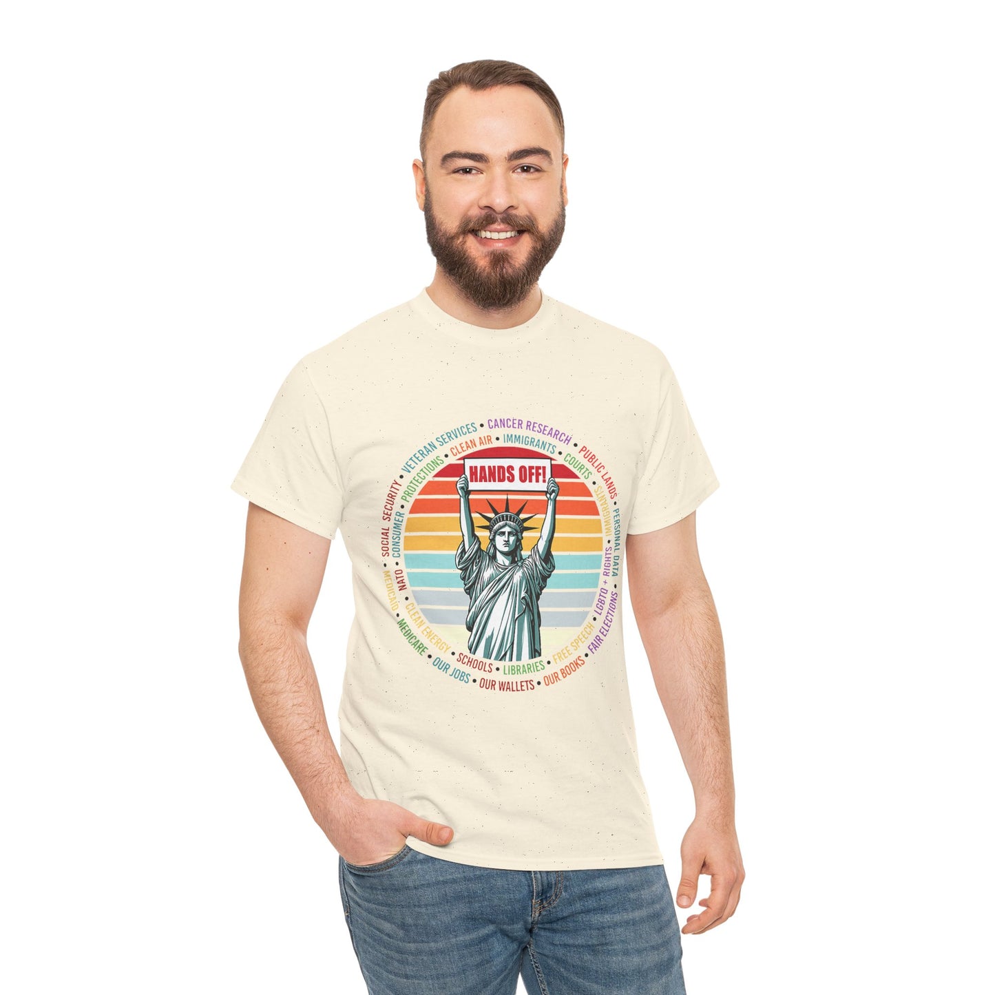 Statue of Liberty "Hands Off!" Tee