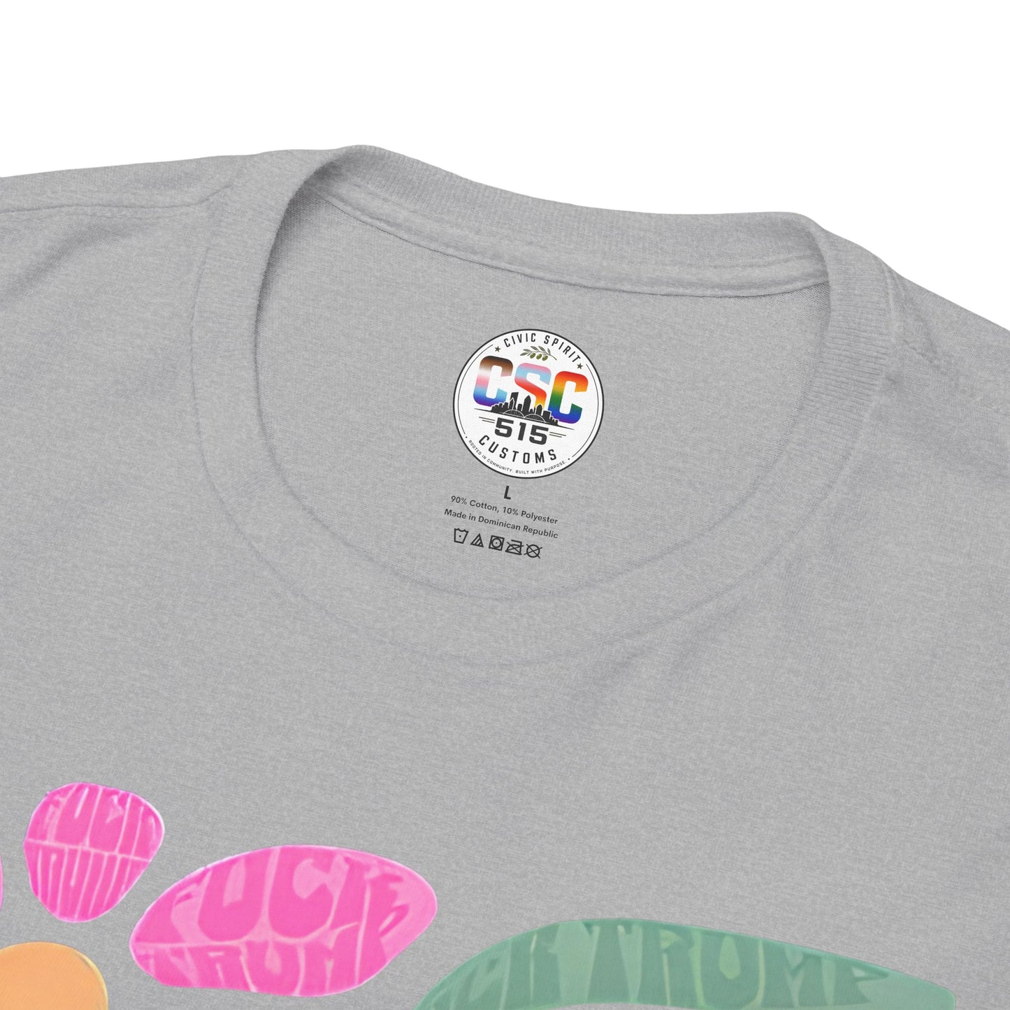 Retro Floral T-Shirt - Pink & Orange Vintage Flower Graphic Tee