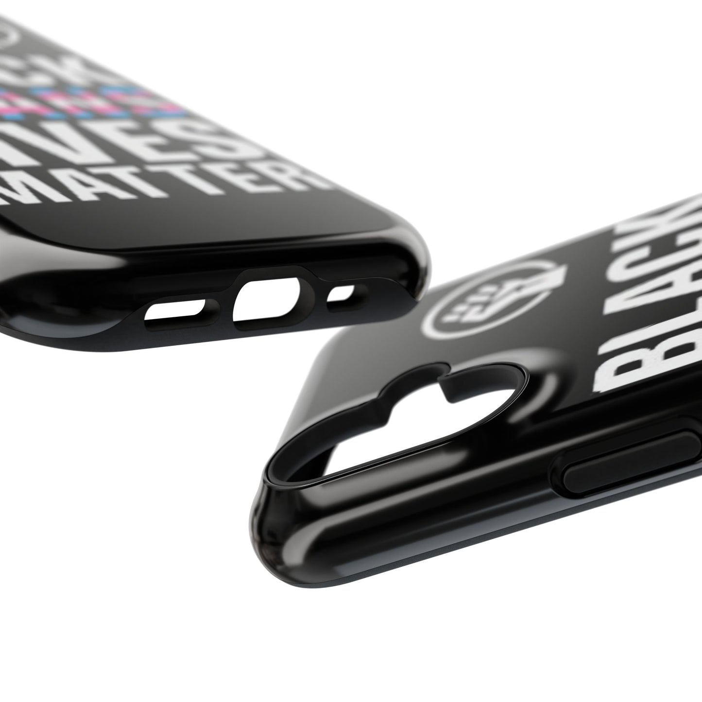 Impact-Resistant Phone Case — “Black Trans Lives Matter” Bold Activist Design