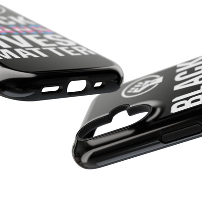 Impact-Resistant Phone Case — “Black Trans Lives Matter” Bold Activist Design