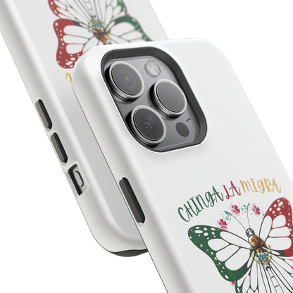 Phone Case — "Chinga La Migra" Mexican Flag Butterfly Impact-Resistant Case