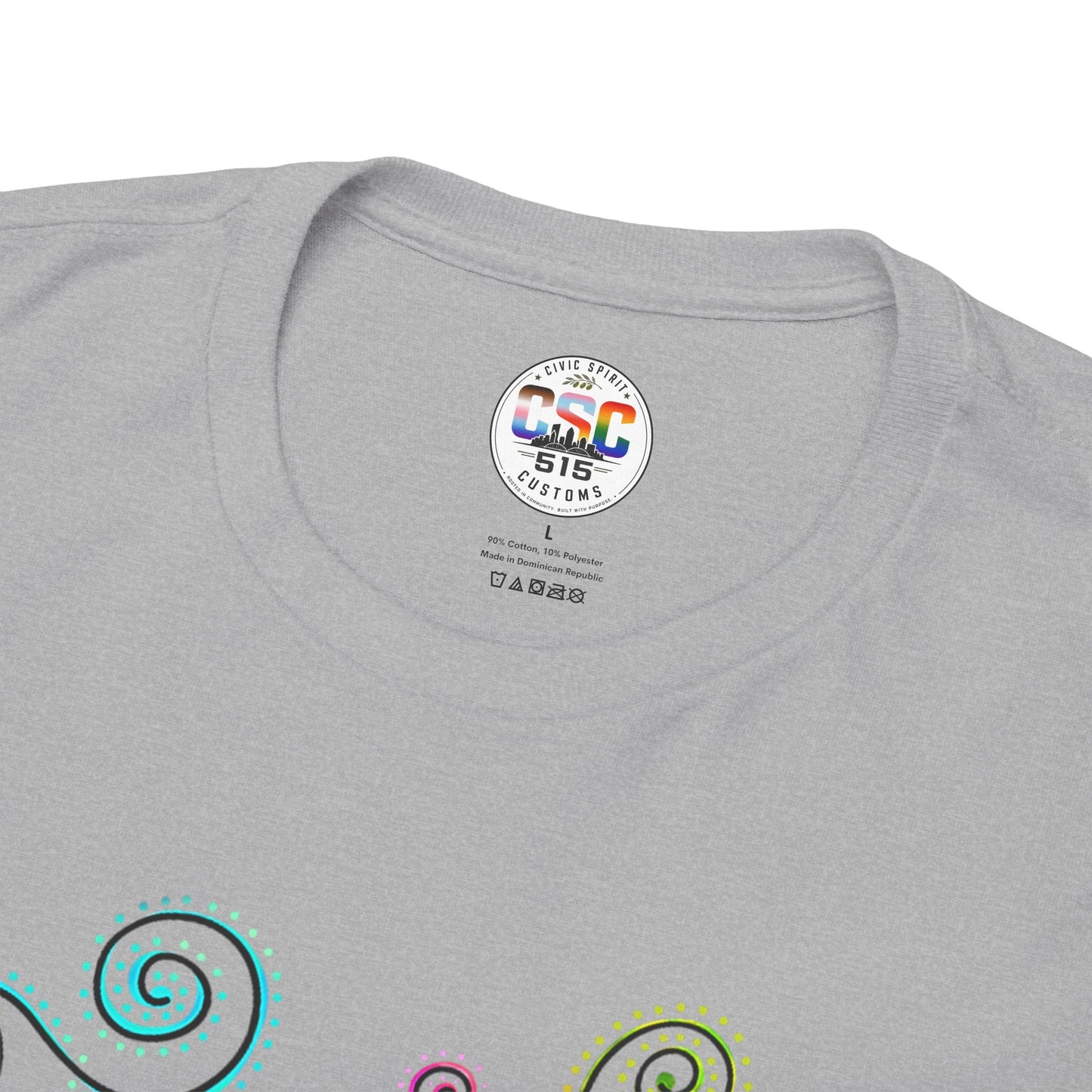 T-Shirt — "Chinga La Migra" Floral Graphic Tee