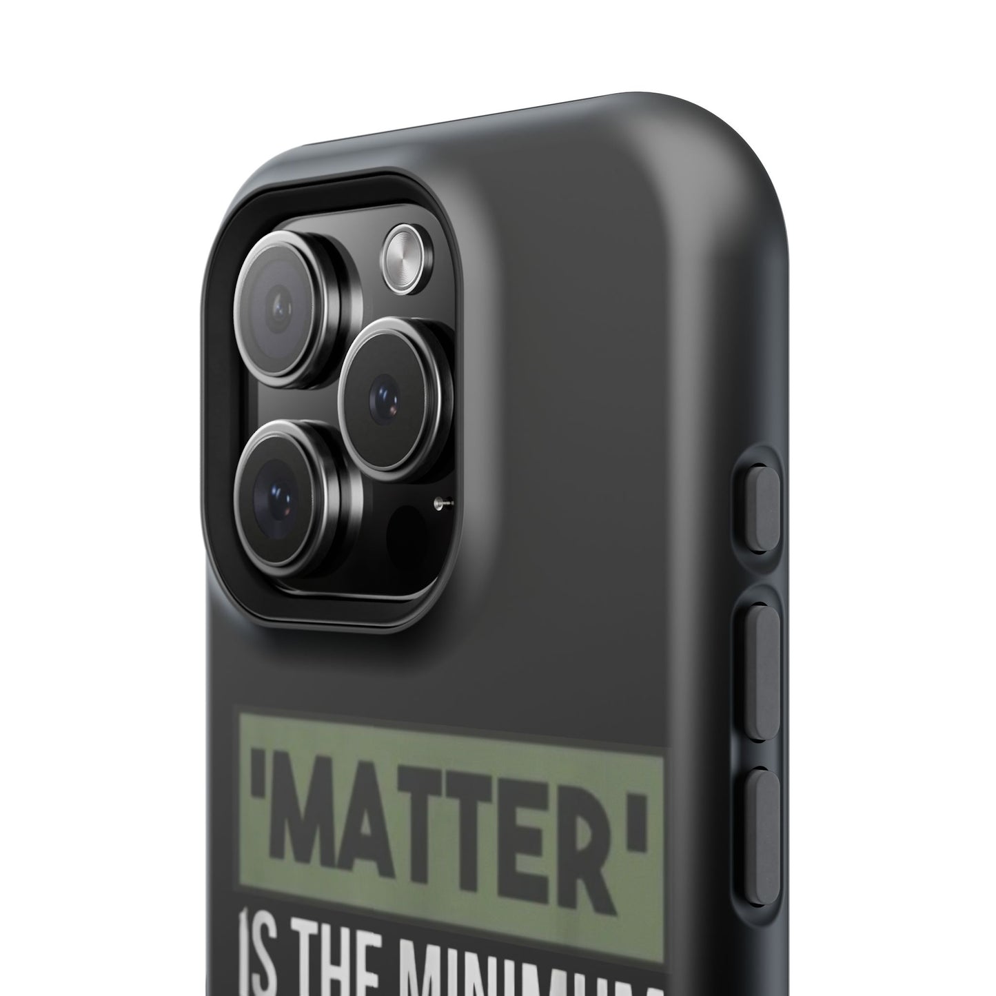 Impact-Resistant Phone Case — "Matter is the Minimum: Black Lives Are Worthy, Beloved, Needed"