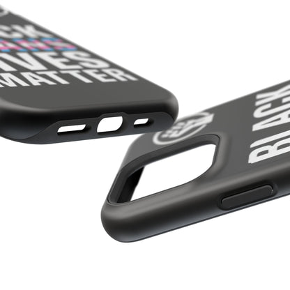 Impact-Resistant Phone Case — “Black Trans Lives Matter” Bold Activist Design