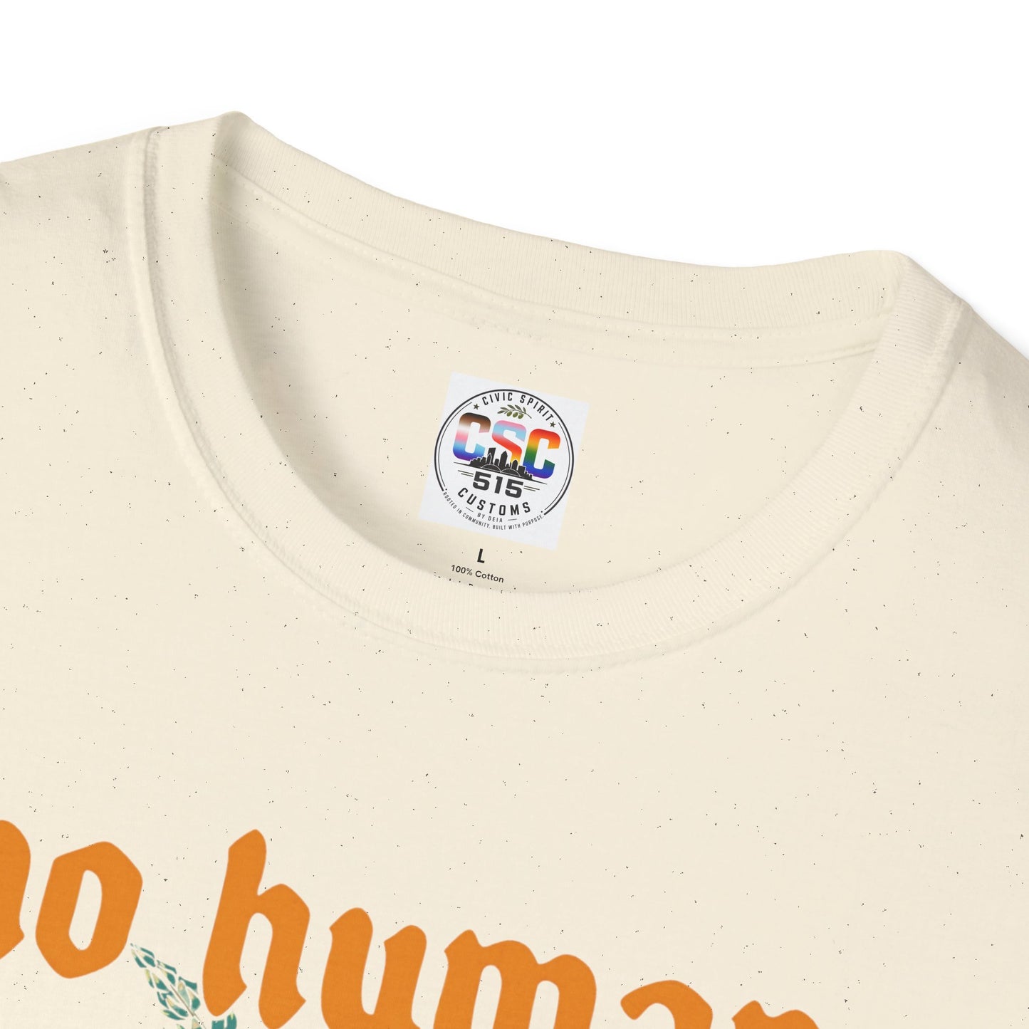 No Human Is Illegal T-Shirt — Immigration Justice Graphic Tee