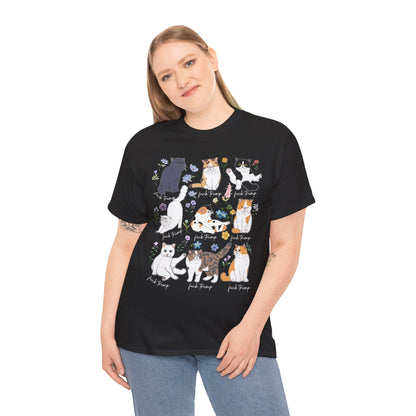 Cat F Trump Graphic Tee - Cute Cats Illustration
