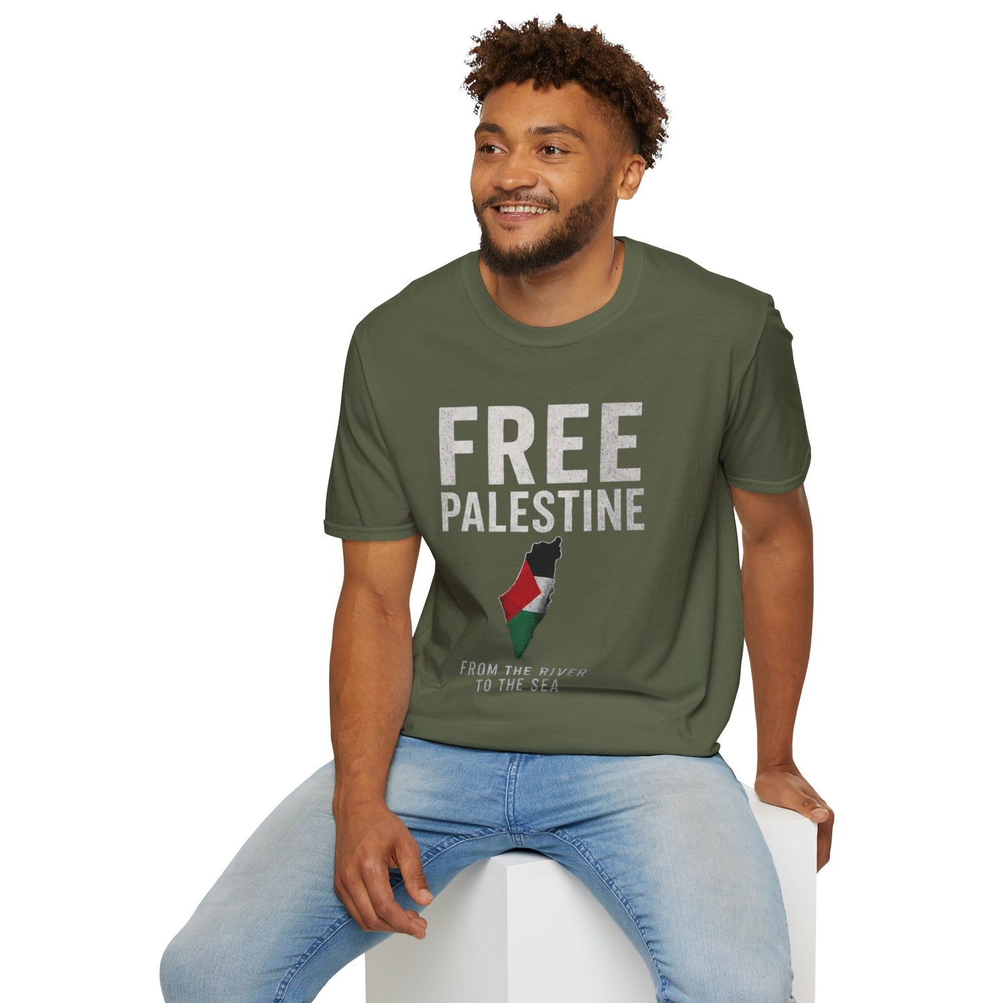 Free Palestine T-Shirt — 'From the River to the Sea' Political Solidarity Tee