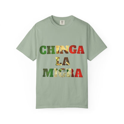 Chinga La Migra Graphic T-Shirt — Bold Mexican Pride Statement Tee