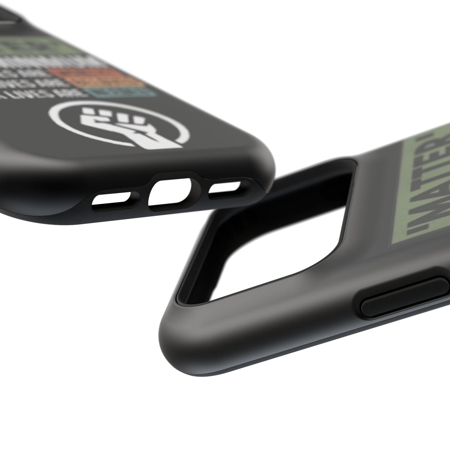 Impact-Resistant Phone Case — "Matter is the Minimum: Black Lives Are Worthy, Beloved, Needed"