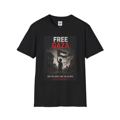 Free Gaza T-Shirt — End the Siege Poster Tee