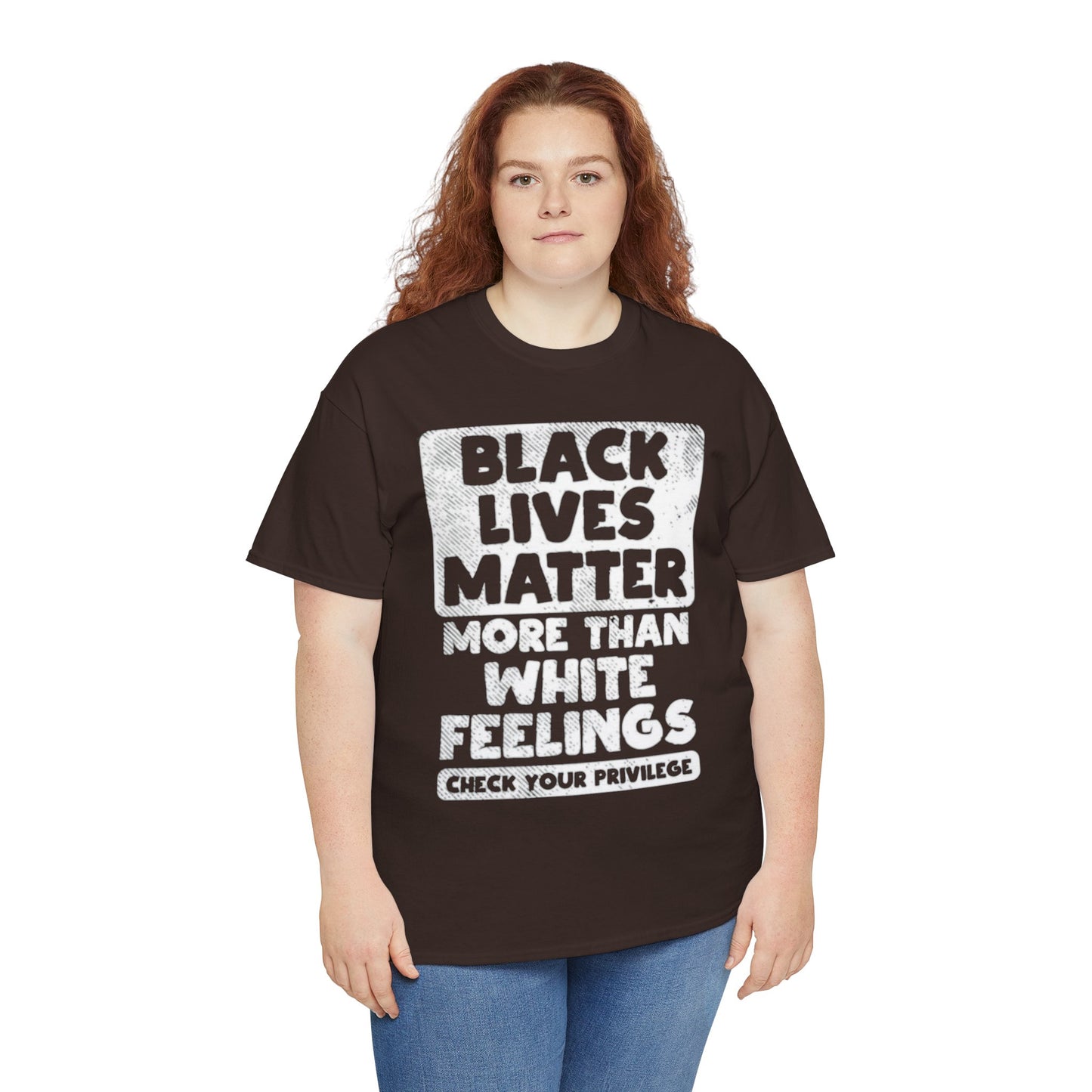 Black Lives Matter Graphic Tee — "More Than White Feelings" Social Justice T‑Shirt