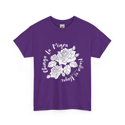 Nadie Es Illegal Rose Graphic Tee
