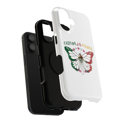 Phone Case — "Chinga La Migra" Mexican Flag Butterfly Impact-Resistant Case