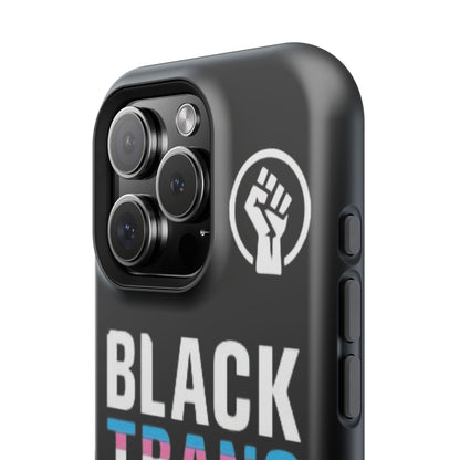 Impact-Resistant Phone Case — “Black Trans Lives Matter” Bold Activist Design