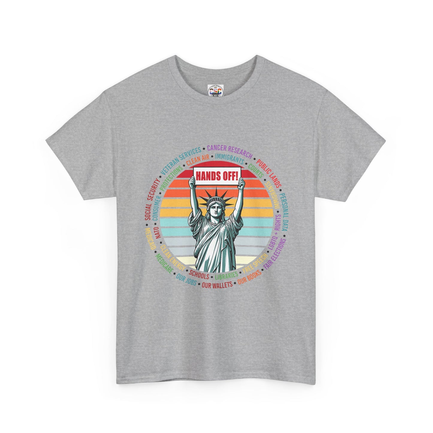 Statue of Liberty "Hands Off!" Tee