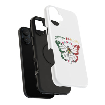 Phone Case — "Chinga La Migra" Mexican Flag Butterfly Impact-Resistant Case