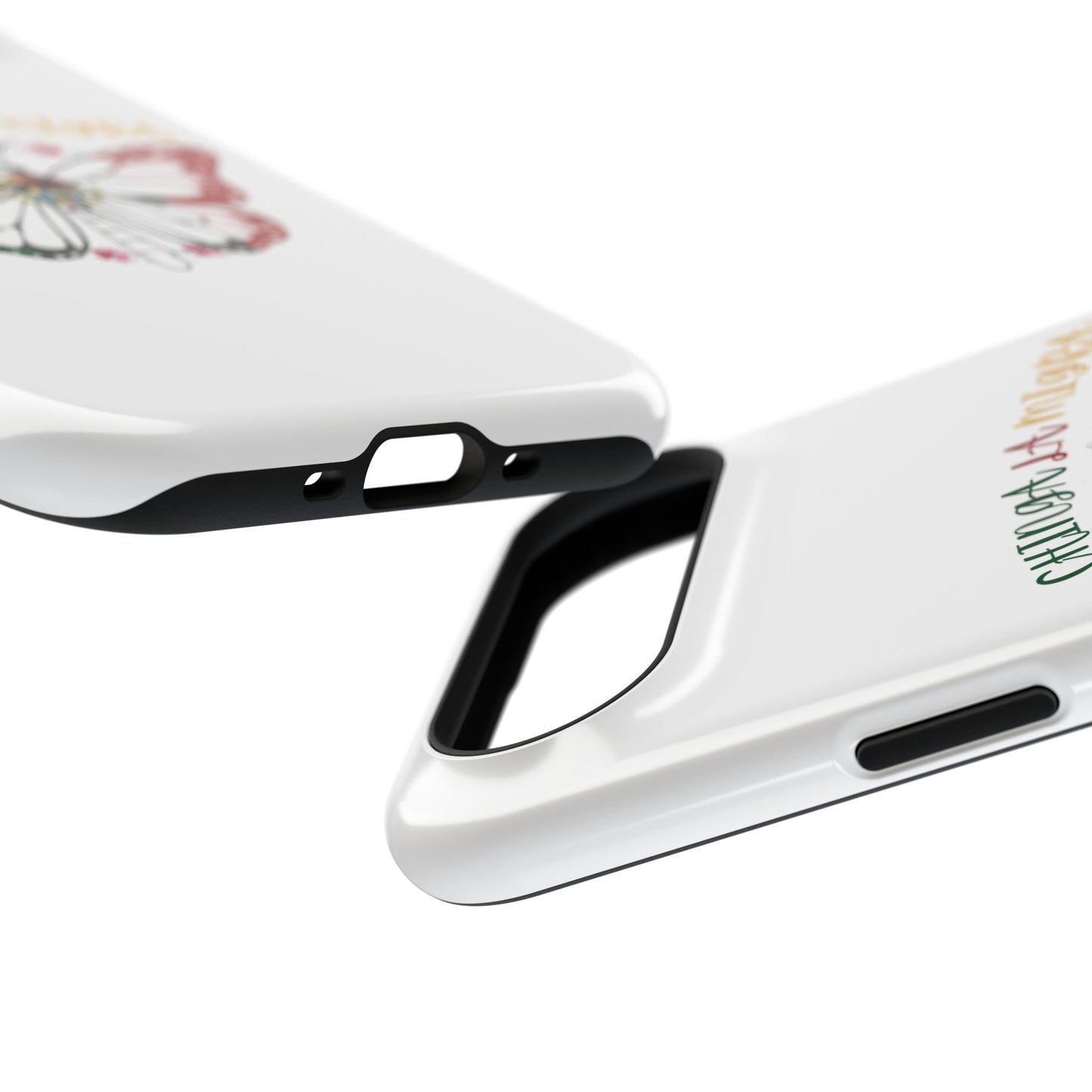 Phone Case — "Chinga La Migra" Mexican Flag Butterfly Impact-Resistant Case