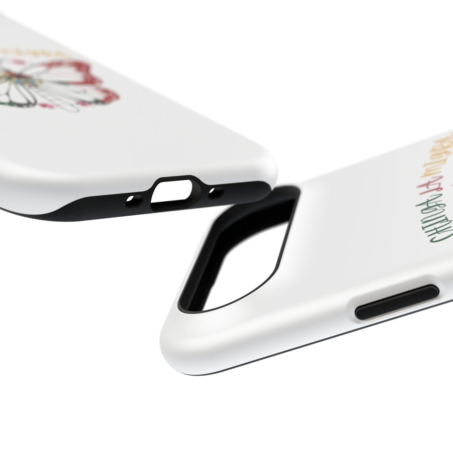 Phone Case — "Chinga La Migra" Mexican Flag Butterfly Impact-Resistant Case