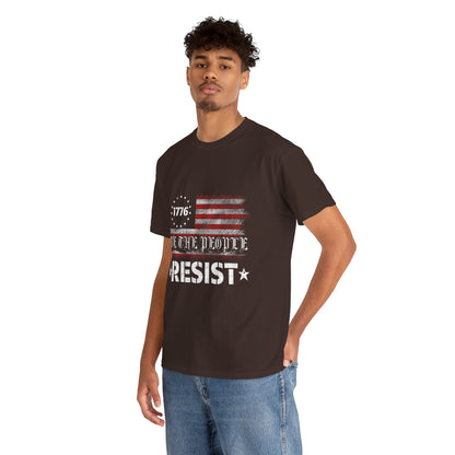 Resist 1776 Tee — 'We The People' Distressed American Flag T-Shirt