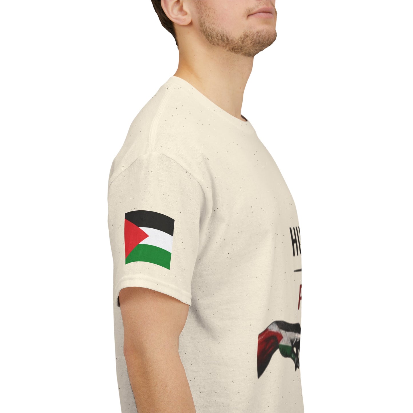 Humanity Before Politics T-Shirt — Unity Hands Graphic Tee