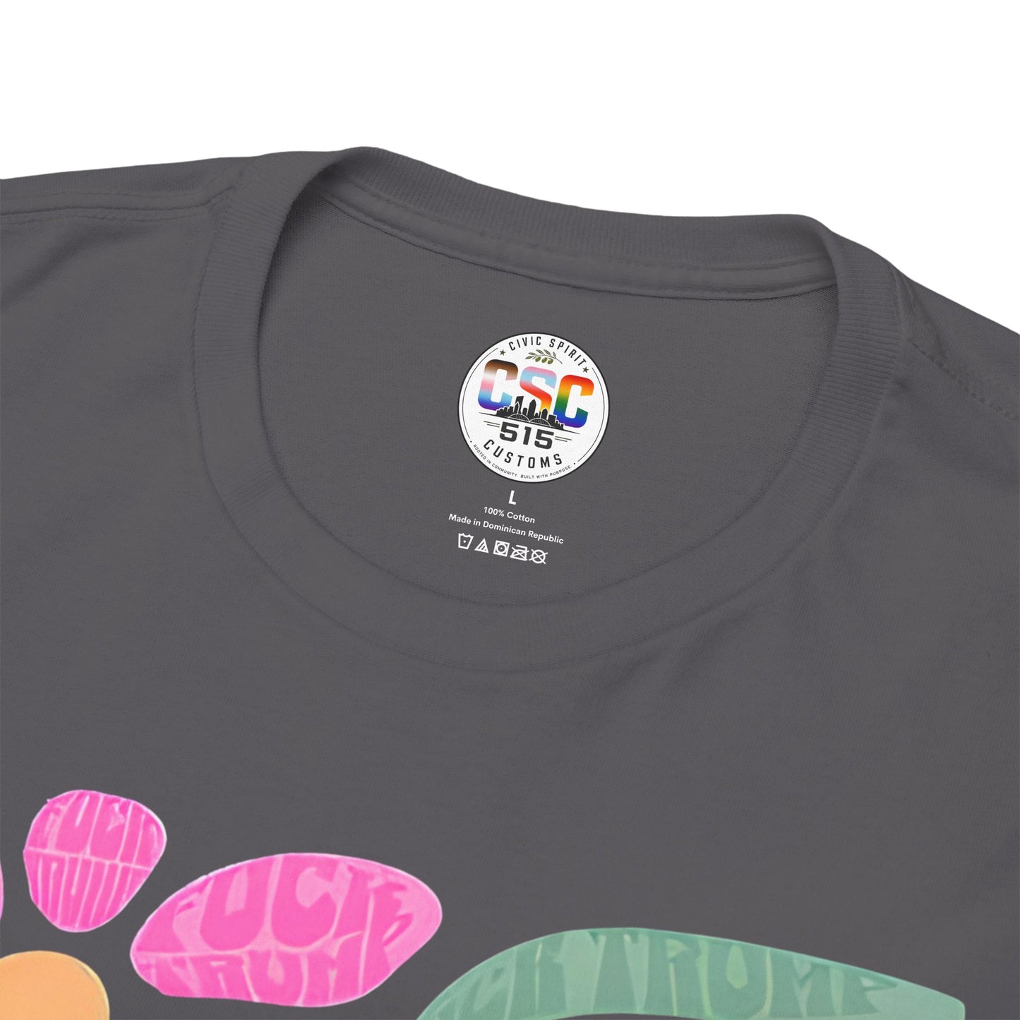 Retro Floral T-Shirt - Pink & Orange Vintage Flower Graphic Tee