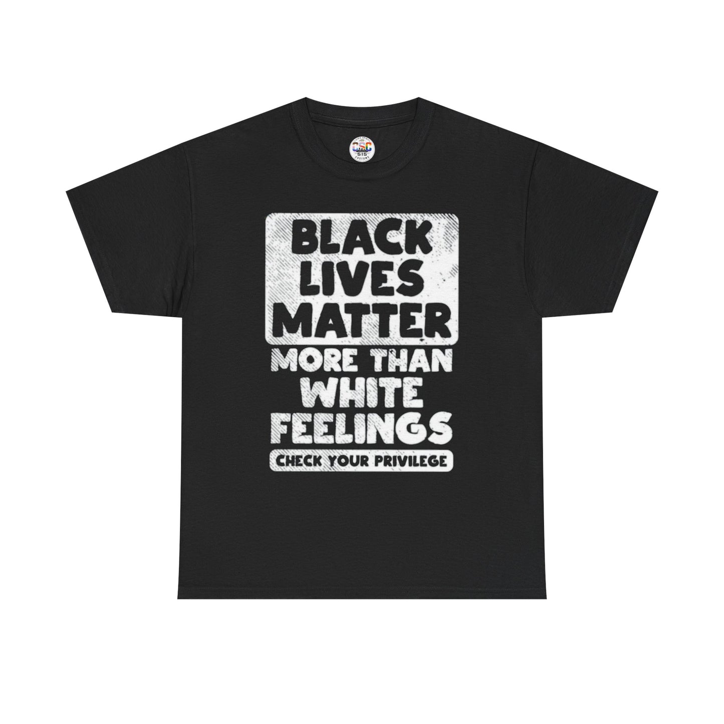 Black Lives Matter Graphic Tee — "More Than White Feelings" Social Justice T‑Shirt