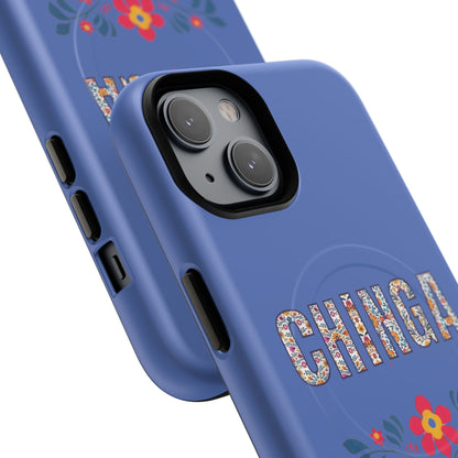 Phone Case — "Chinga La Migra" Tough Magnetic Protective Case | Floral Bold Statement